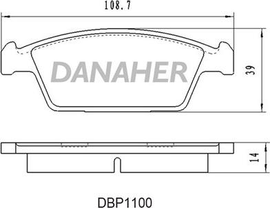 BETTAPARTS BDP3614 - Тормозные колодки, дисковые, комплект autospares.lv