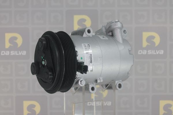 DA SILVA FC0092 - Компрессор кондиционера autospares.lv