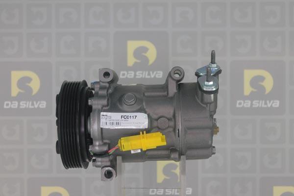 DA SILVA FC0117 - Компрессор кондиционера autospares.lv