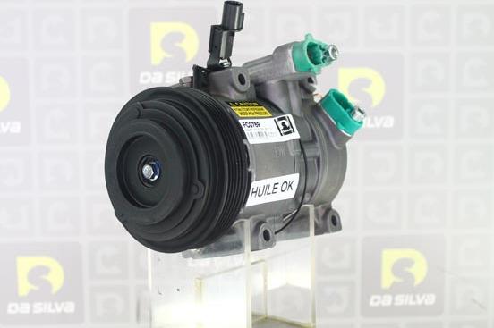 DA SILVA FC0769 - Компрессор кондиционера autospares.lv