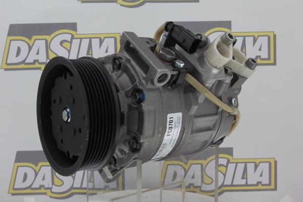 DA SILVA FC0701 - Компрессор кондиционера autospares.lv