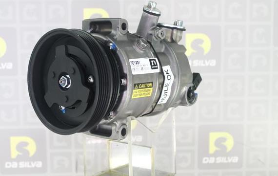 DA SILVA FC1231 - Компрессор кондиционера autospares.lv