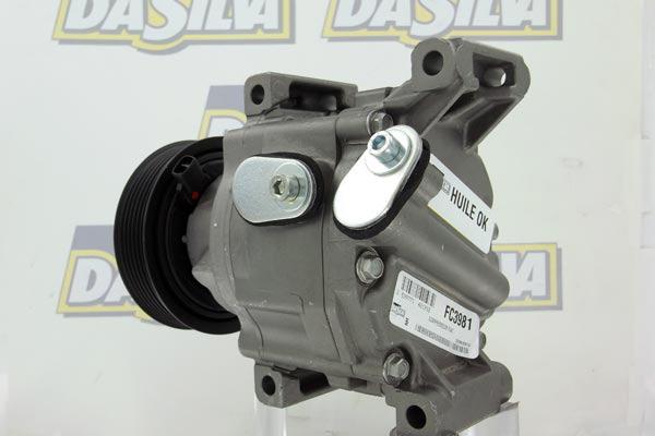 DA SILVA FC3981 - Компрессор кондиционера autospares.lv