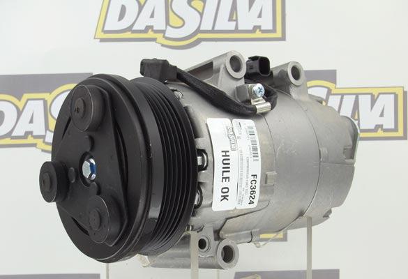 DA SILVA FC3624 - Компрессор кондиционера autospares.lv