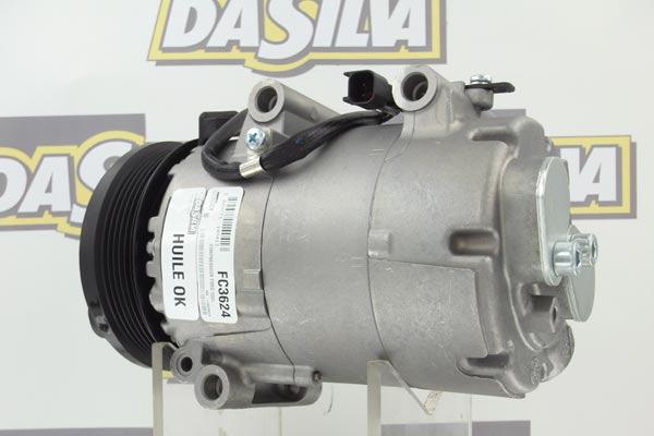 DA SILVA FC3624 - Компрессор кондиционера autospares.lv