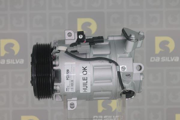 DA SILVA FC3729 - Компрессор кондиционера autospares.lv