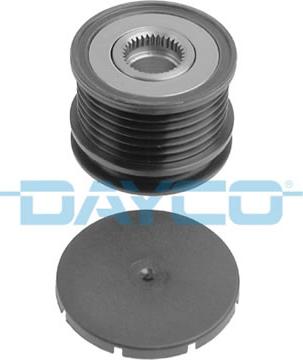 Dayco ALP2337 - Шкив генератора, муфта autospares.lv