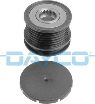 Dayco ALP2325 - Шкив генератора, муфта autospares.lv