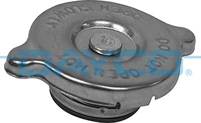 Dayco DRC016 - Крышка горловины радиатора autospares.lv