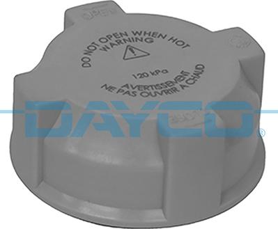 Dayco DRC022 - Крышка, резервуар охлаждающей жидкости autospares.lv