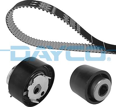 Dayco KBIO15 - Комплект зубчатого ремня ГРМ autospares.lv