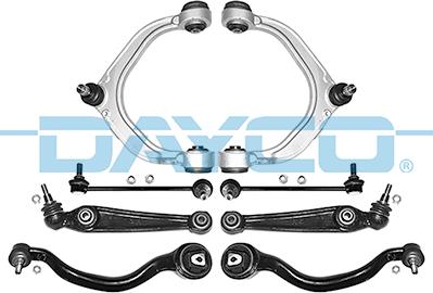 Dayco KDSS142 - Подвеска колеса, комплект autospares.lv