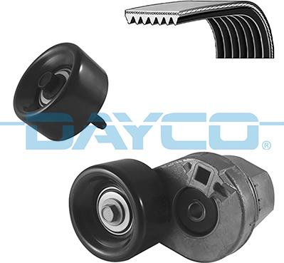 Dayco KPV406 - Поликлиновый ременный комплект autospares.lv