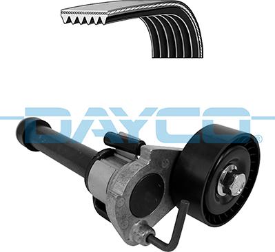 Dayco KPV435 - Поликлиновый ременный комплект autospares.lv