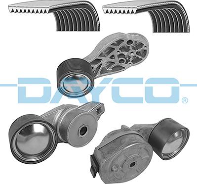 Dayco KPV424HD - Поликлиновый ременный комплект autospares.lv