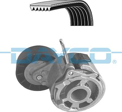 Dayco KPV549 - Поликлиновый ременный комплект autospares.lv