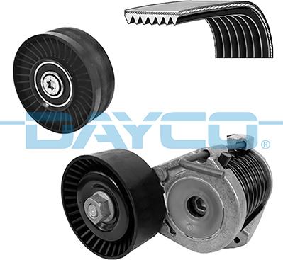 Dayco KPV568 - Поликлиновый ременный комплект autospares.lv