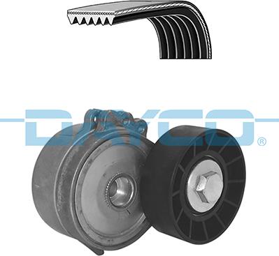 Dayco KPV504 - Поликлиновый ременный комплект autospares.lv