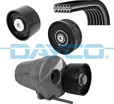 Dayco KPV580 - Поликлиновый ременный комплект autospares.lv