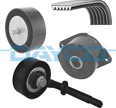 Dayco KPV939 - Поликлиновый ременный комплект autospares.lv