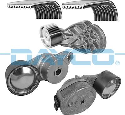 Dayco KPV056HD - Поликлиновый ременный комплект autospares.lv