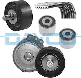 Dayco KPV065 - Поликлиновый ременный комплект autospares.lv