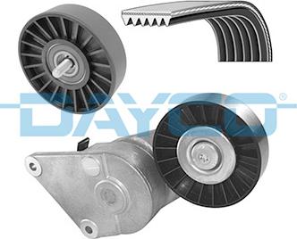 Dayco KPV026 - Поликлиновый ременный комплект autospares.lv