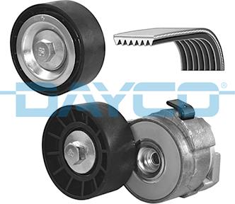 Dayco KPV070 - Поликлиновый ременный комплект autospares.lv