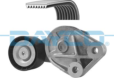 Dayco KPV080HD - Поликлиновый ременный комплект autospares.lv