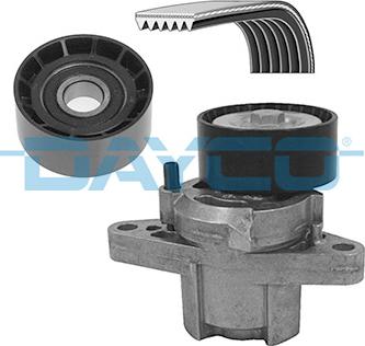 Dayco KPV197 - Поликлиновый ременный комплект autospares.lv