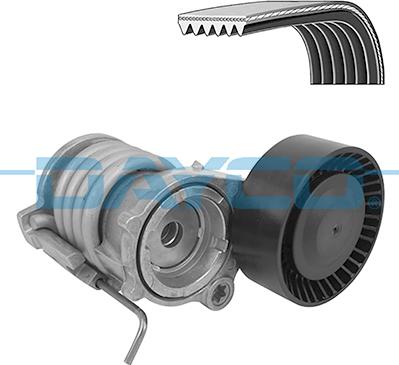 Dayco KPV1141 - Поликлиновый ременный комплект autospares.lv