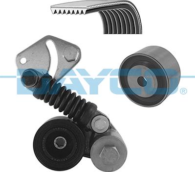 Dayco KPV115HD - Поликлиновый ременный комплект autospares.lv