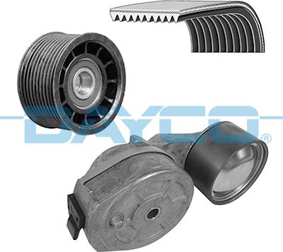 Dayco KPV133HD - Поликлиновый ременный комплект autospares.lv