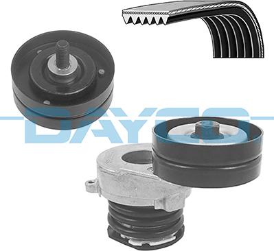 Dayco KPV899 - Поликлиновый ременный комплект autospares.lv