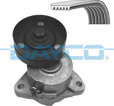 Dayco KPV883 - Поликлиновый ременный комплект autospares.lv