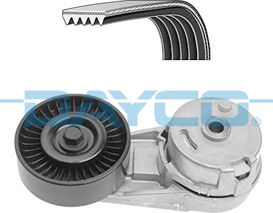 Dayco KPV346 - Поликлиновый ременный комплект autospares.lv