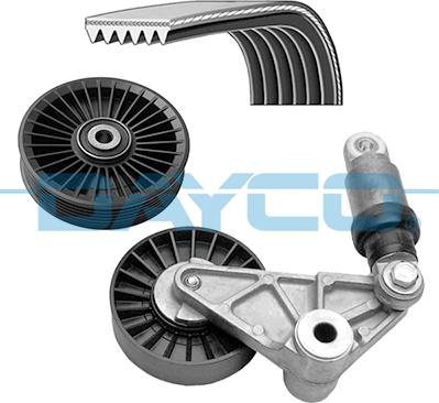 Dayco KPV331 - Поликлиновый ременный комплект autospares.lv