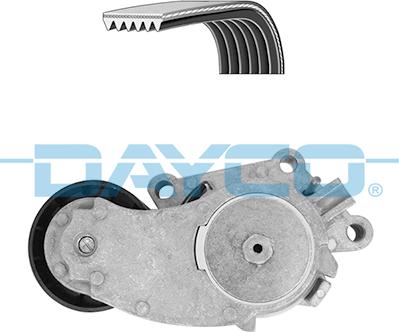 Dayco KPV332 - Поликлиновый ременный комплект autospares.lv