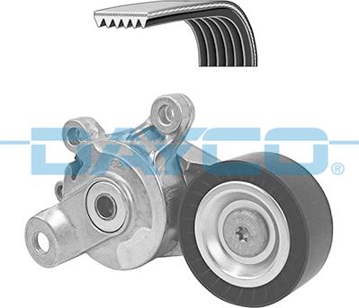 Dayco KPV249 - Поликлиновый ременный комплект autospares.lv