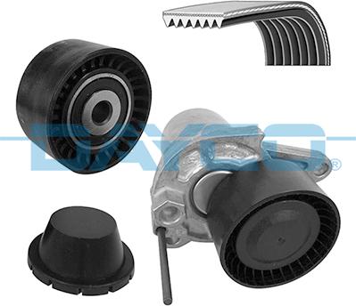 Dayco KPV244 - Поликлиновый ременный комплект autospares.lv