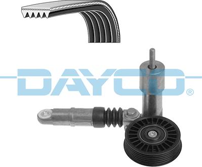 Dayco KPV254 - Поликлиновый ременный комплект autospares.lv