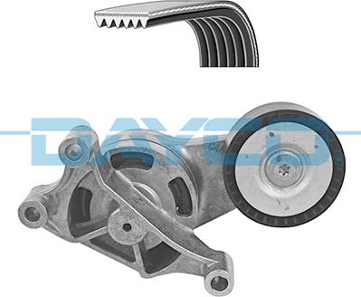 Dayco KPV255 - Поликлиновый ременный комплект autospares.lv