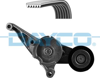Dayco KPV250 - Поликлиновый ременный комплект autospares.lv