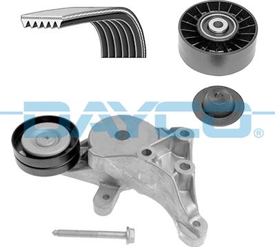 Dayco KPV263 - Поликлиновый ременный комплект autospares.lv