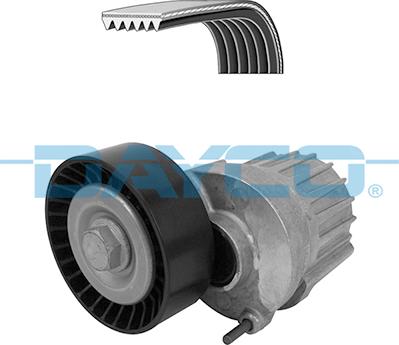 Dayco KPV262 - Поликлиновый ременный комплект autospares.lv