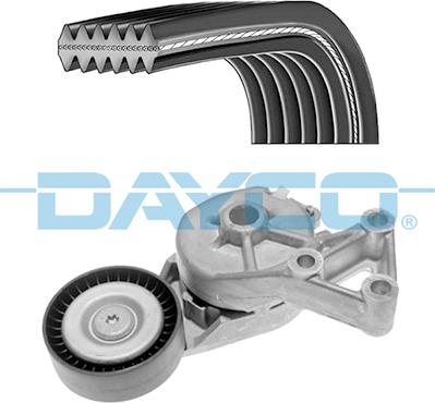 Dayco KPV267 - Поликлиновый ременный комплект autospares.lv