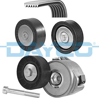 Dayco KPV206 - Поликлиновый ременный комплект autospares.lv