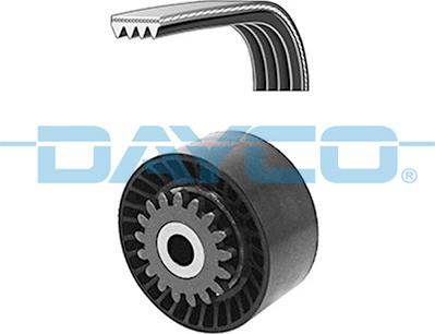 Dayco KPV211 - Поликлиновый ременный комплект autospares.lv