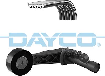 Dayco KPV284 - Поликлиновый ременный комплект autospares.lv