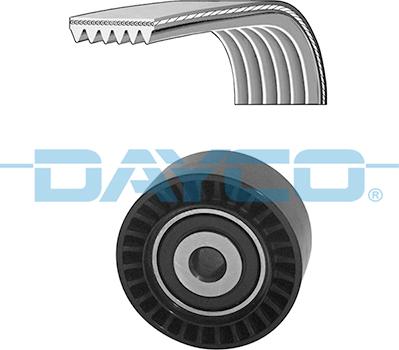 Dayco KPV286 - Поликлиновый ременный комплект autospares.lv